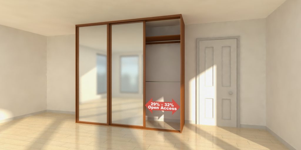 3 Door Sliding Wardrobe