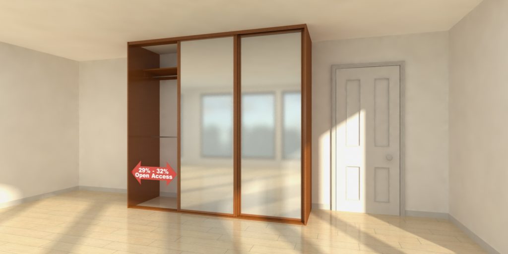 3 Door Sliding Wardrobe