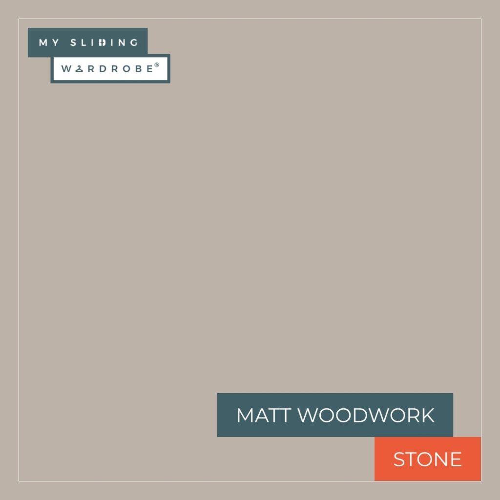 Matt Woodwork swatch of Stone