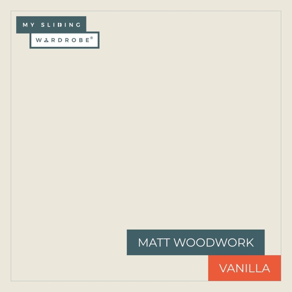 Matt Woodwork swatch of Vanilla